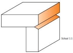 Kanten- V-groeffrezen CMT 953-1